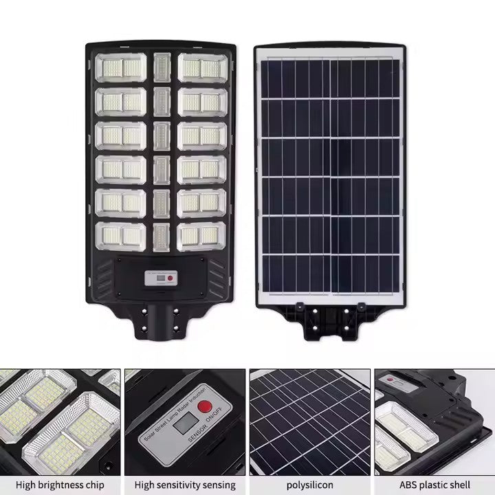 3000w 2000w 1000w 800w Solar Lights Outdoor All in One LED Solar Street Light Outdoor Motion Sensor with Remote Control