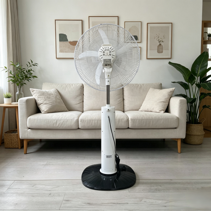 18-Inch Smart AC/DC 12V Solar Fan