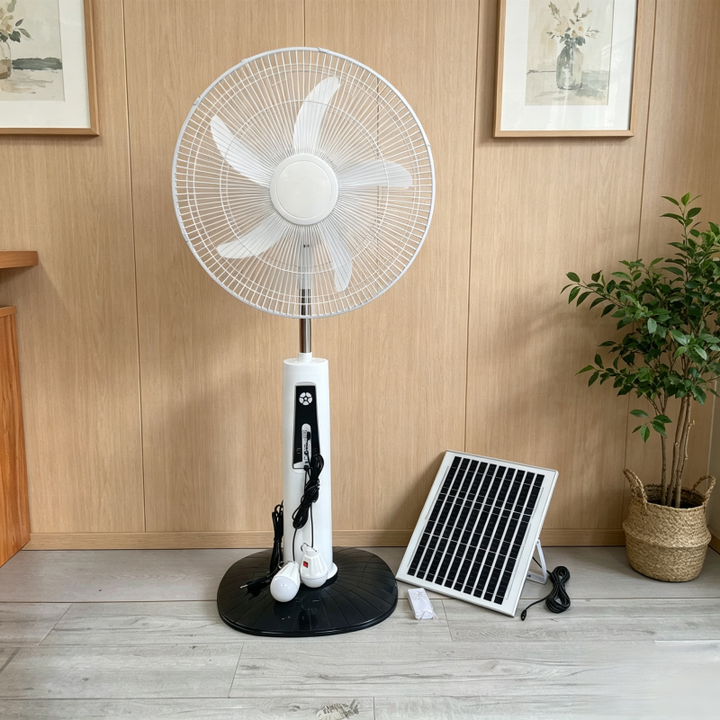18-Inch Smart AC/DC 12V Solar Fan