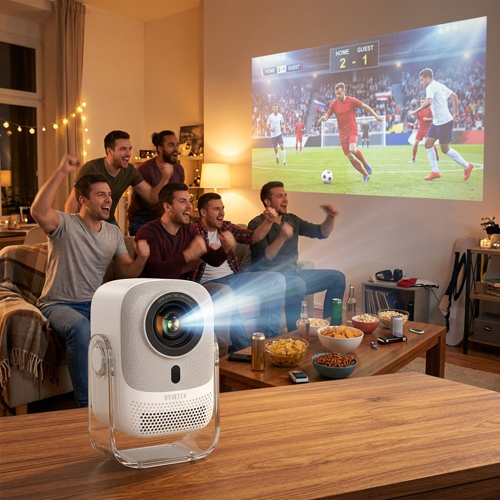 Mini Projecteur Vidéo 4K | Android | WiFi | Bluetooth | Home Cinéma