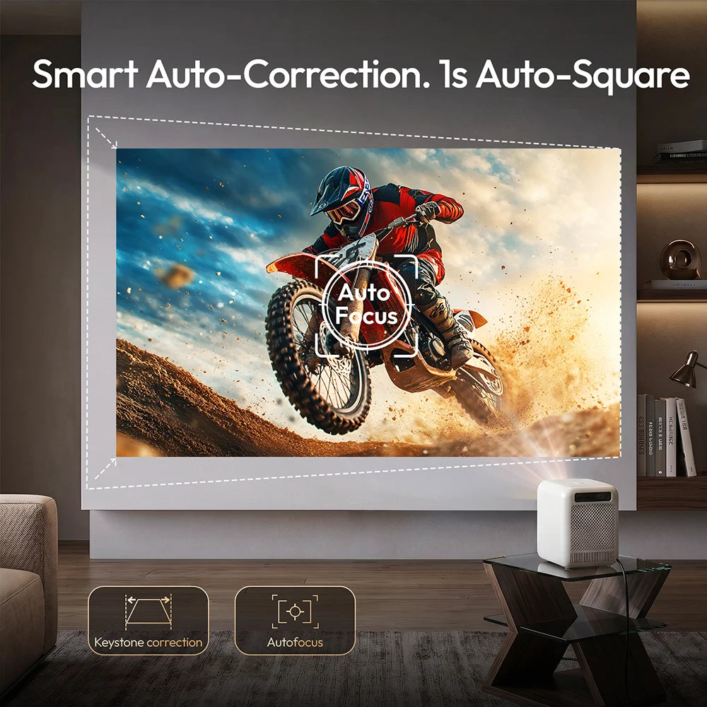 BYINTEK LOVE U4 Mini projecteur de cinéma maison intelligent 4K 1080P vidéo Android WIFI pour Smartphone cinéma