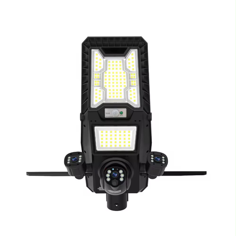 Caméra Solaire Hybride Triple Objectif 4G/Wi-Fi 9MP – Surveillance Intelligente 360°